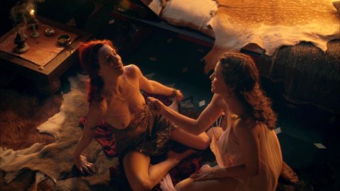 Lucy Lawless, Jaime Murray - Nude & Naked Sex Porn Videos in Spartacus s01e01 (2011)