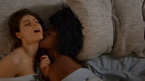 Alexandra Daddario, Kirby Howell-Baptiste - Nude & Naked Sex Porn Videos in Why Women Kill s01e02 (2019)