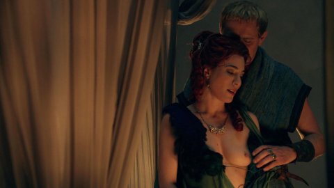 Jaime Murray - Nude & Naked Sex Porn Videos in Spartacus s01e04 (2011)